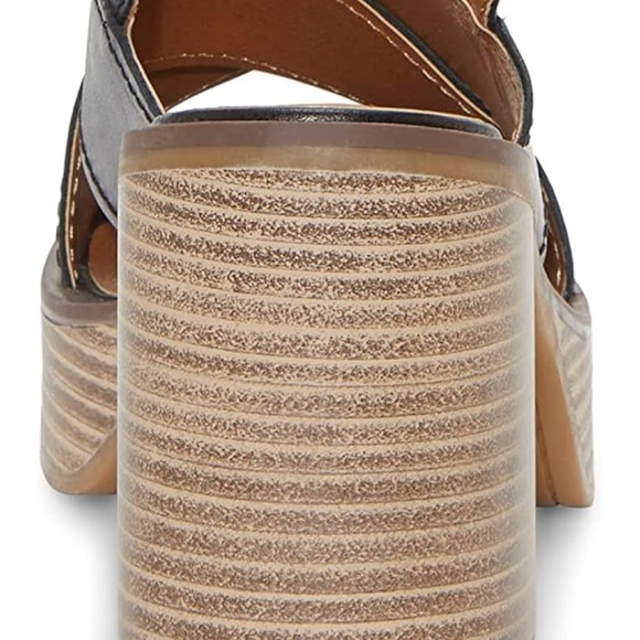 Lucky Brand Platform Sandals | Delmie Slingback | Black - Picture 10 of 10